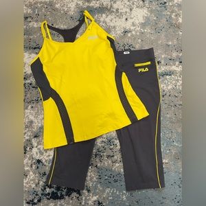 FILA Athletic Wear - Workout set outfit size large